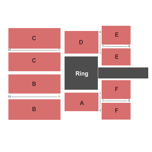 Exhibit Hall WWE Seating Chart
